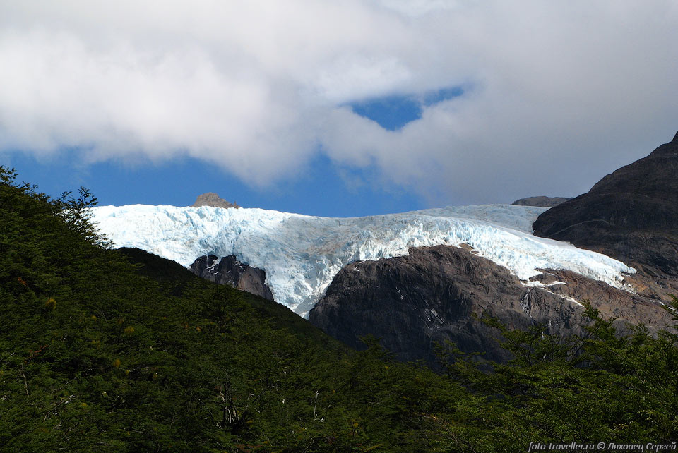 Ледяное покрывало.
Ледник Лос Перрос (Glaciar los Perros).