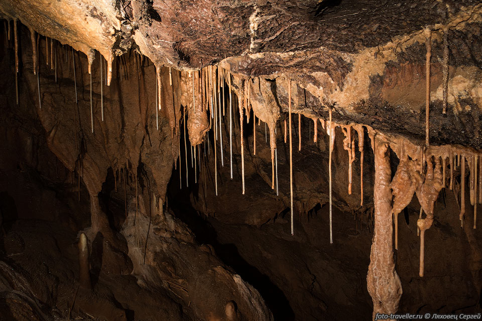 "Вермишель" в пещере Мамут-Чокрак