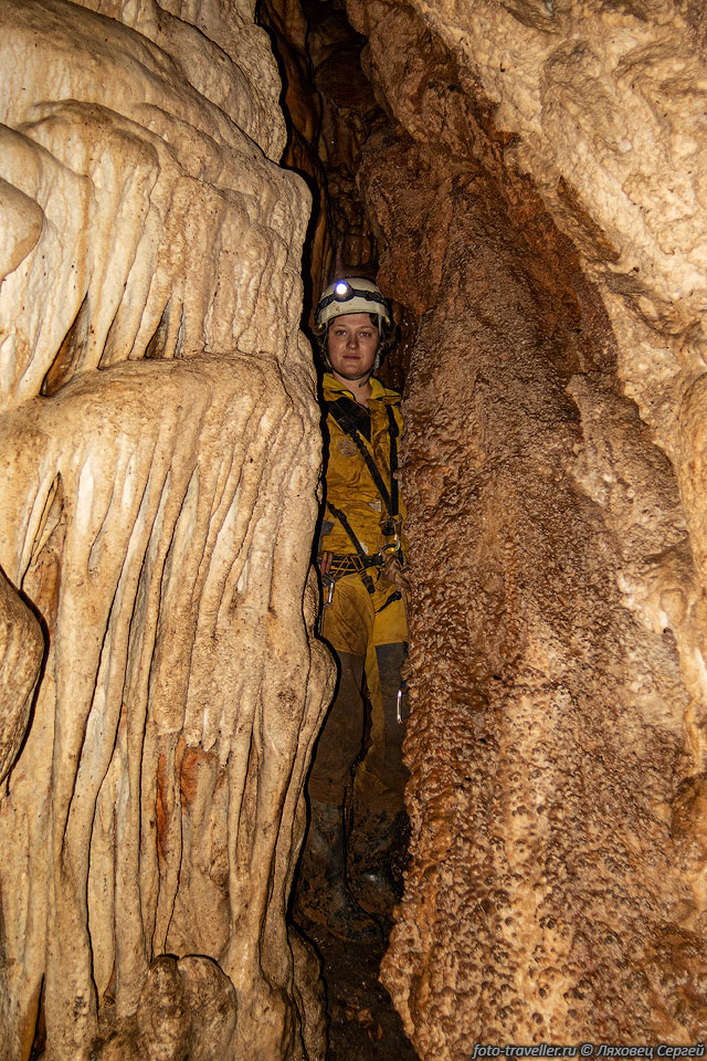 Наклонка в пещере Сверхновая