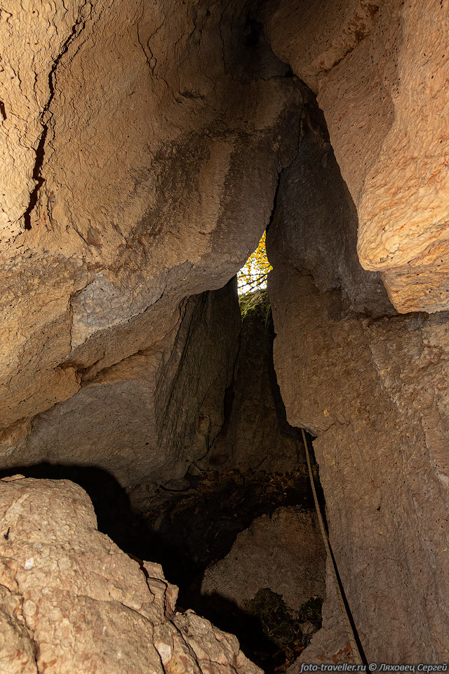 Входной колодец в пещере К30 (4446/3418-35)