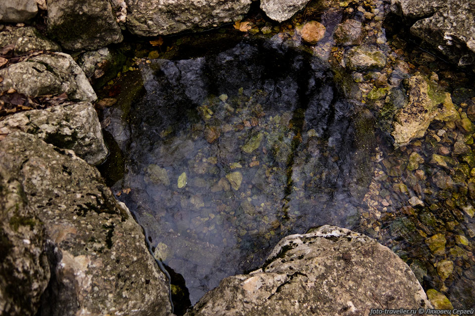 Источник вытекающий из пещеры Ени-сала 3