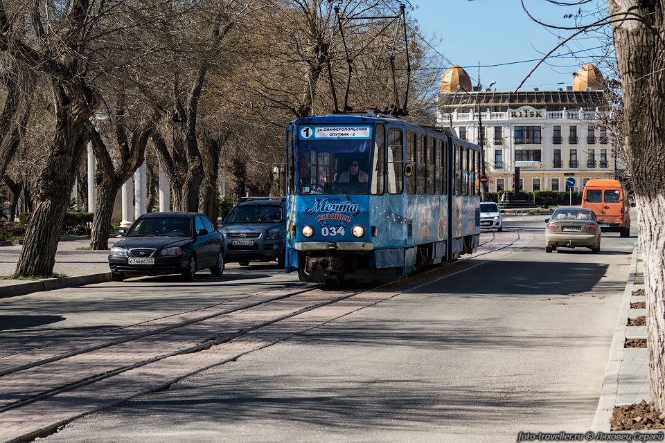 В Крыму трамваи есть только в Евпатории