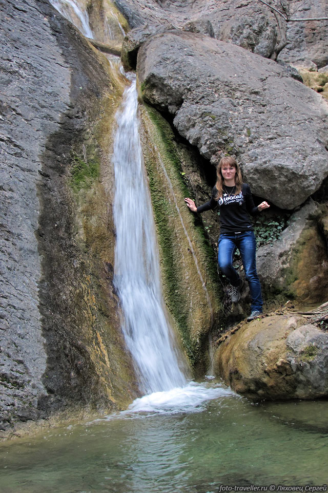 Водопад на речке Темиар