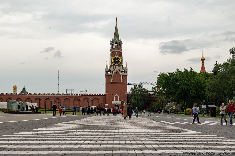 Спасская Башня в Московском Кремле.