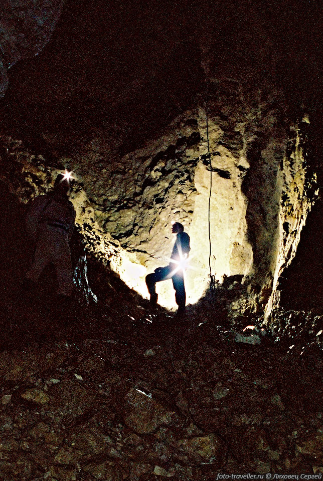 Большой зал в пещере Ветерок