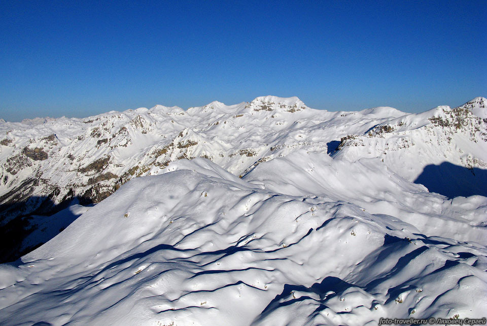 Снежные просторы Кавказа