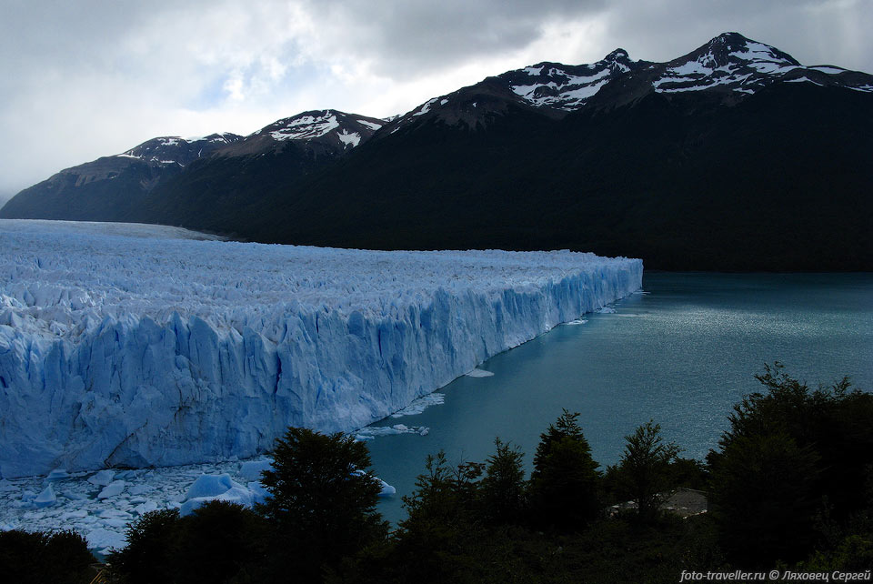 Ледник был назван в честь исследователя Франциско Морено, который 
первым исследовал этот регион в 19 веке и 
сыграл существенную роль в защите территориальных интересов Аргентины в споре о 
границе с Чили.
