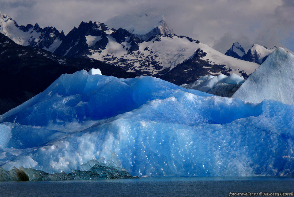 Голубой лед айсбергов