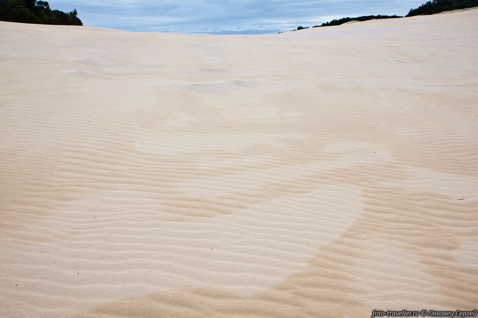 Песчаные дюны - одна из достопримечательностей парка Кроаджинголонг