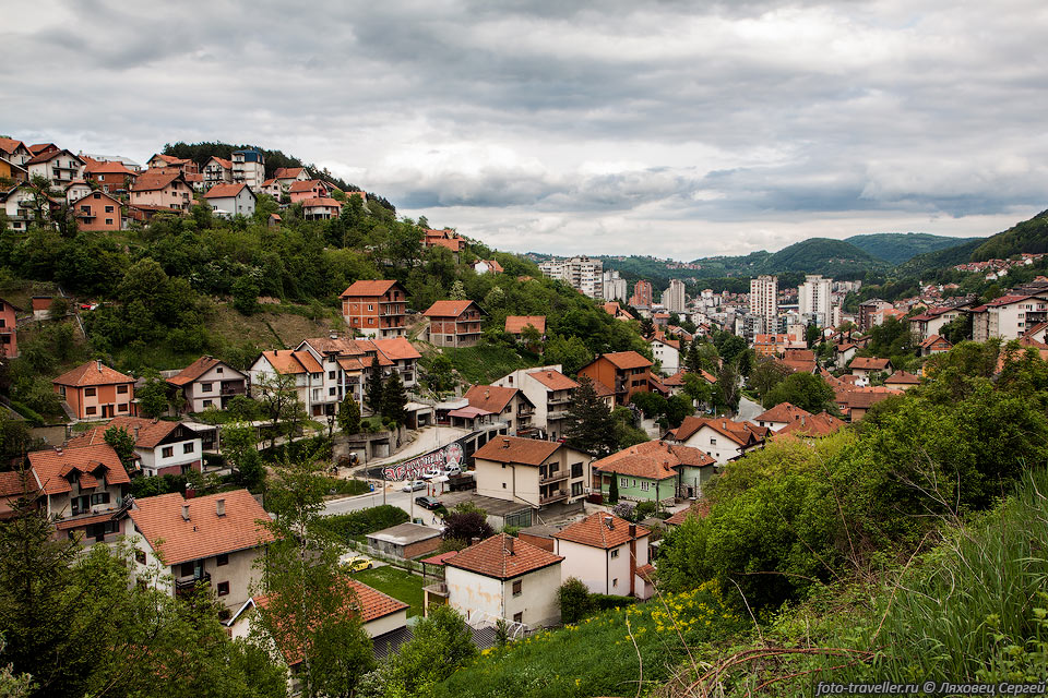Обычный городок в Сербии