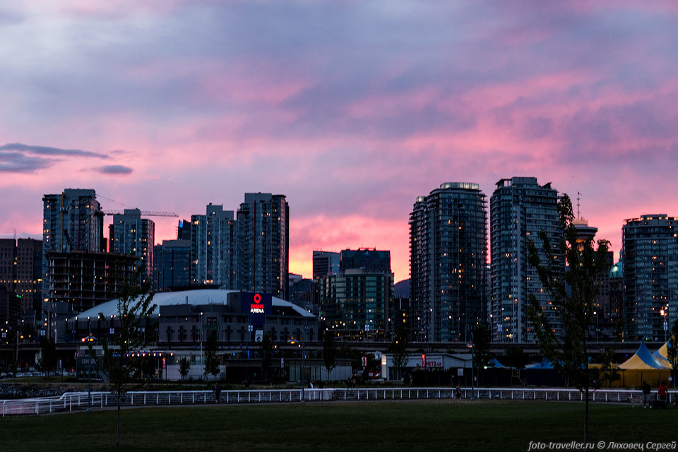 Закат над Ванкувером