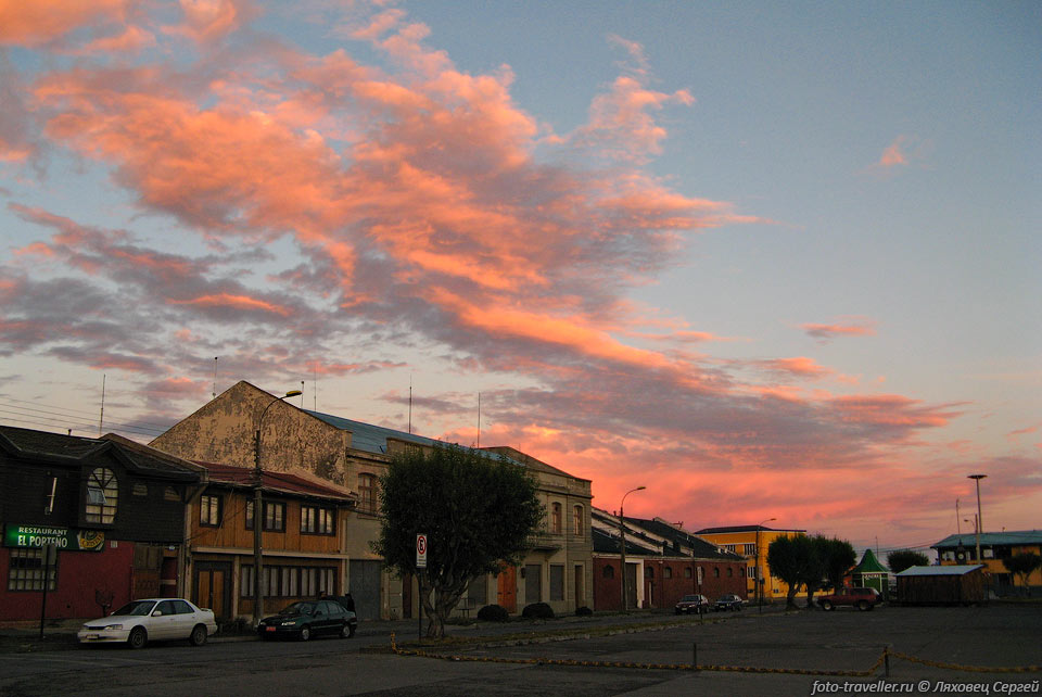 Город Пунта Аренас (Punta Arenas).