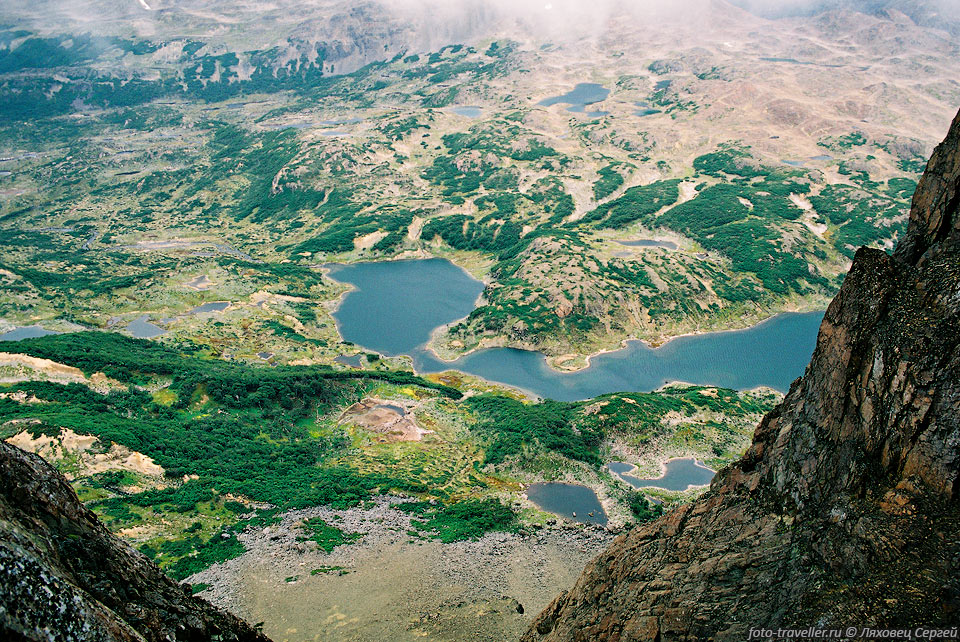 Озеро Мартильо (Laguna Martillo) окружено охапкой более мелких 
озер