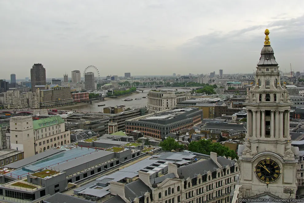 Вид с собора Святого Павла (St. Paul's Cathedral)