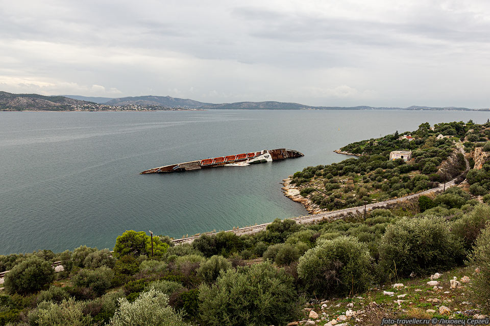 Затопленное судно Мидлтерраниан Скай (Shipwreck MS Mediterranean 
Sky, Karageorgis Lines).