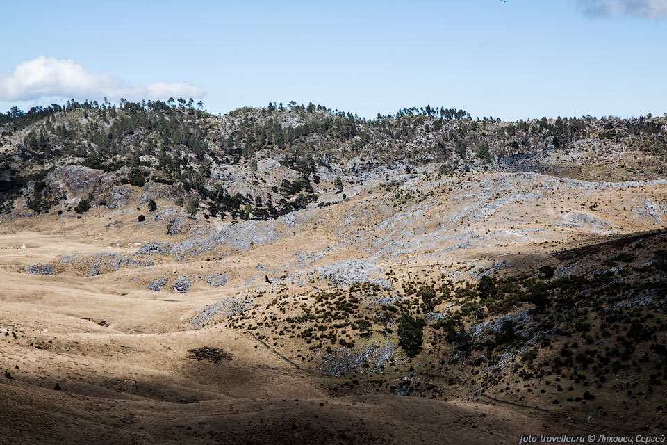 Карстовый пейзаж на плато Сьерра-де-лос-Кучуматанес.