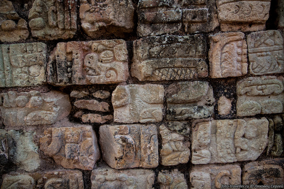 Как и в остальных царствах майя, придворная знать говорила 
и писала на особом "престижном языке" известном как "иероглифический майя"