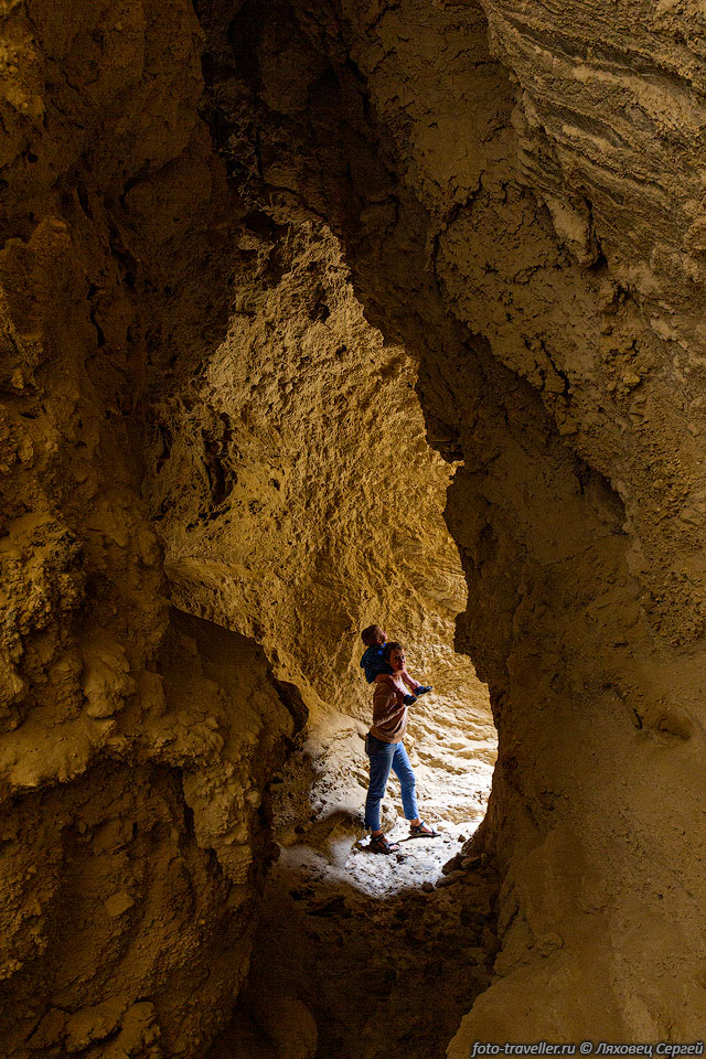 Горизонтальный участок пещеры Аруботаим