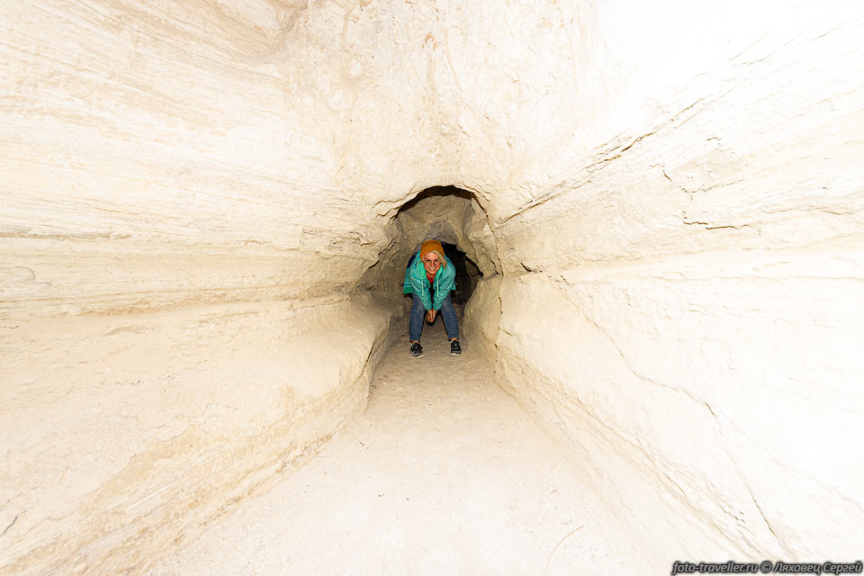 Тупиковый ход в пещере Гекама