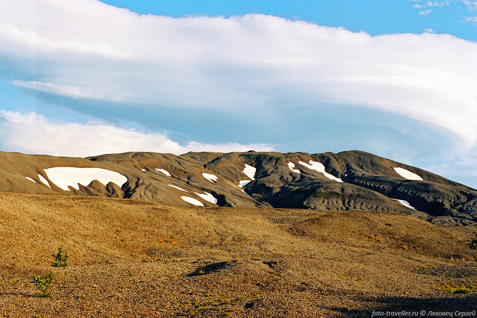 Гора Каменистая, вид с севера, с шлакового поля