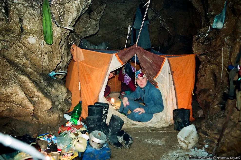 ПБЛ в пещере Осенняя