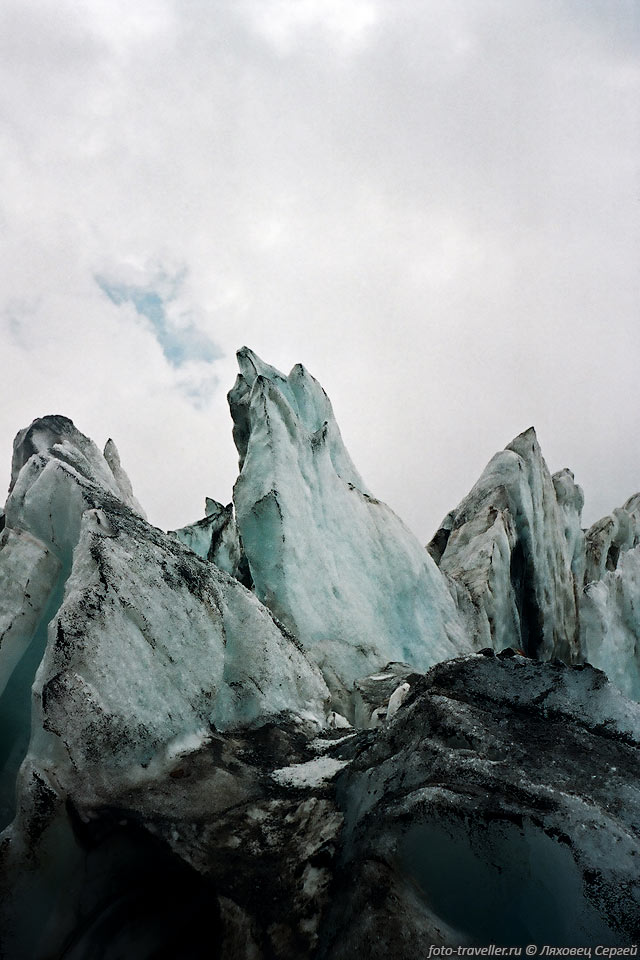 Рельеф на леднике