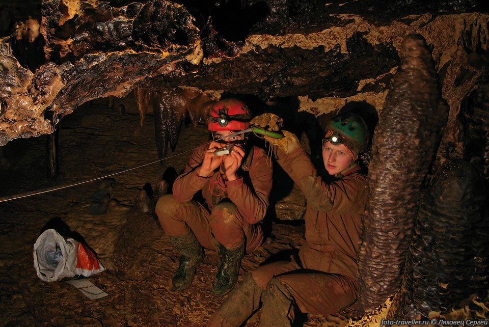 Топосъемка пещеры Кара-Коба