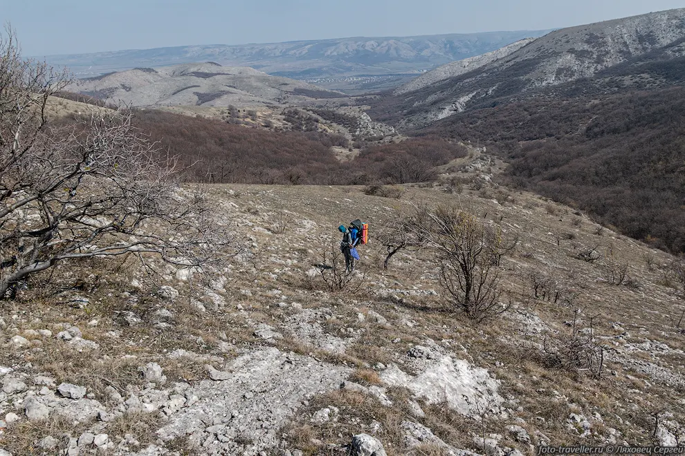Поднимаемся на нижнее плато в 442 квадрат