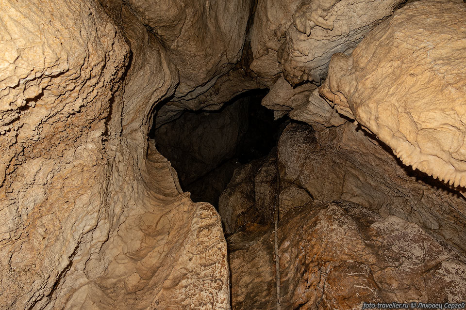 Второй колодец в пещере 442-4