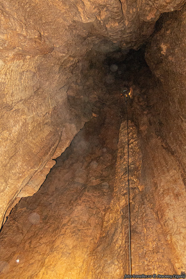Колодец в пещере Мелитопольская
