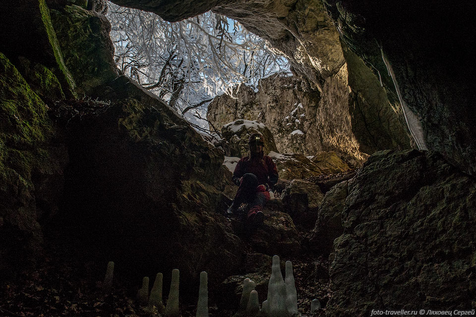 Вход в пещеру Холодная (Суук-Коба)