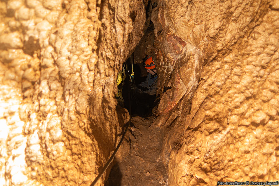 Топосъемка в пещере Буровая