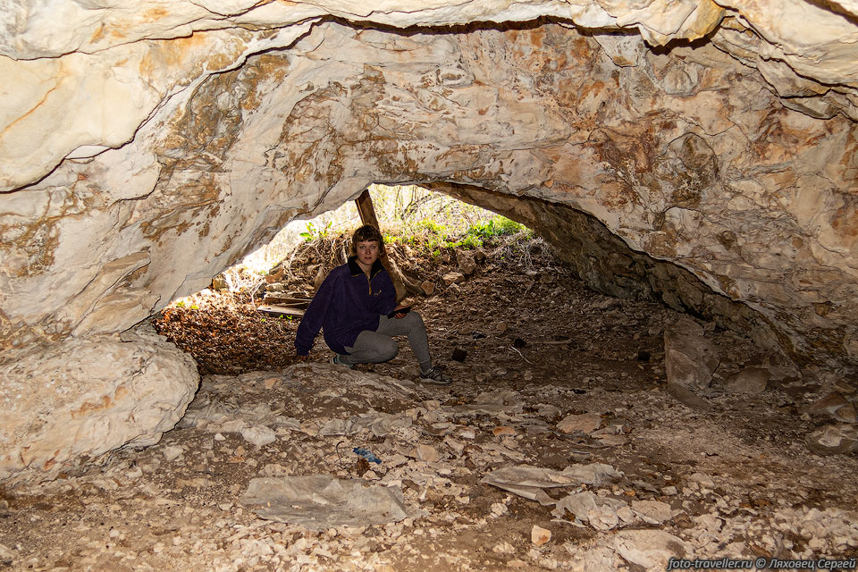 Основной вход в пещеру Ядыкина
