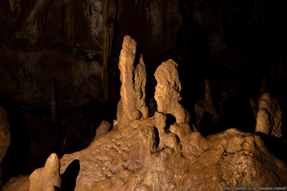 Натеки в пещере МАН