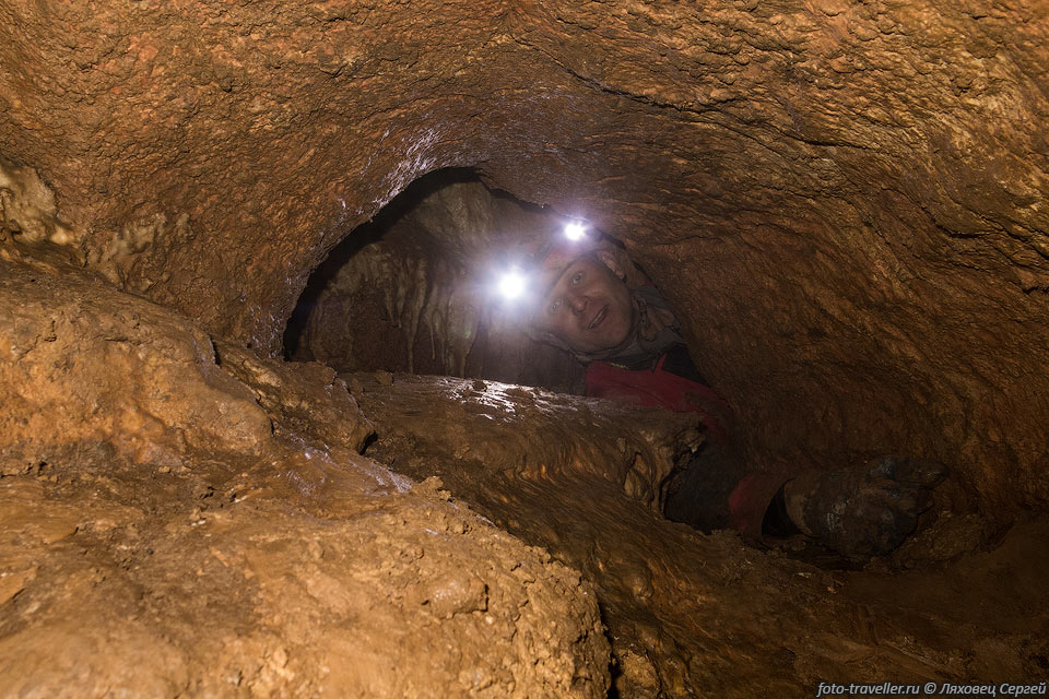 Поиск обхода меандра в пещере Черешня