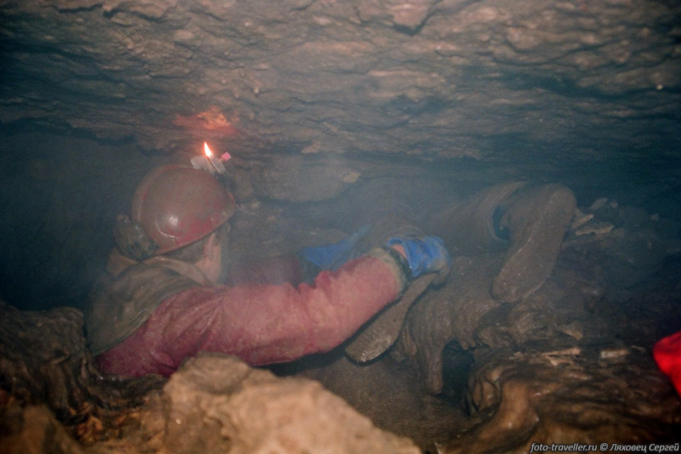 Узость в пещере Мар-хосар