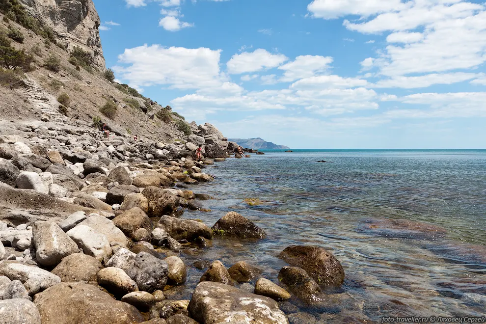 Было очень жарко, но вода довольно прохладная