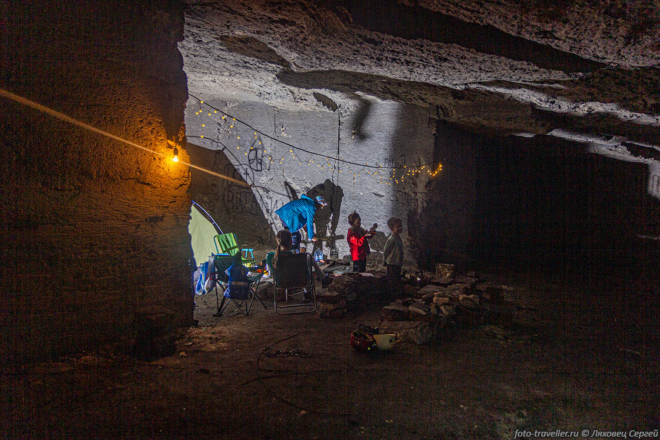 Место подземного лагеря в Старокарантинских каменоломнях в Керчи