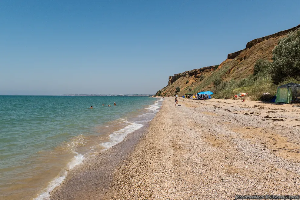 Пляж на мысе Лукулл