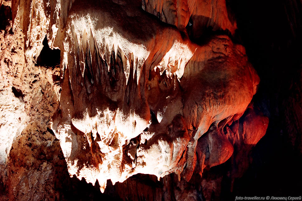 Натек в пещере Крубера