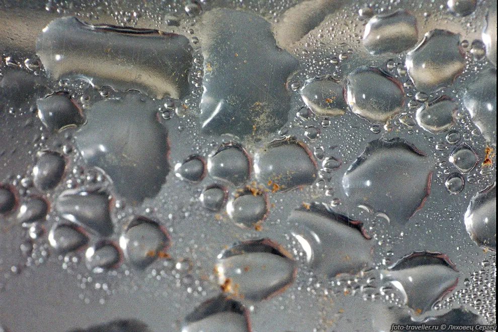 Капли воды на ПБЛ-ьной палатке