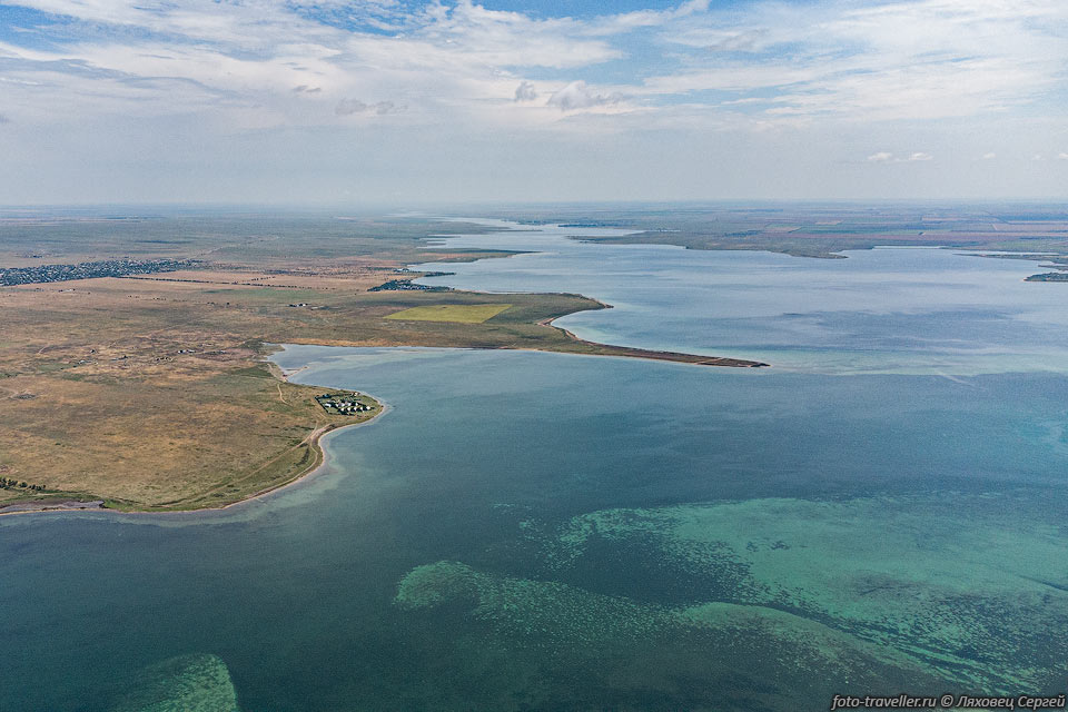 Озеро Донузлав - это самое глубокое озеро в Крыму.