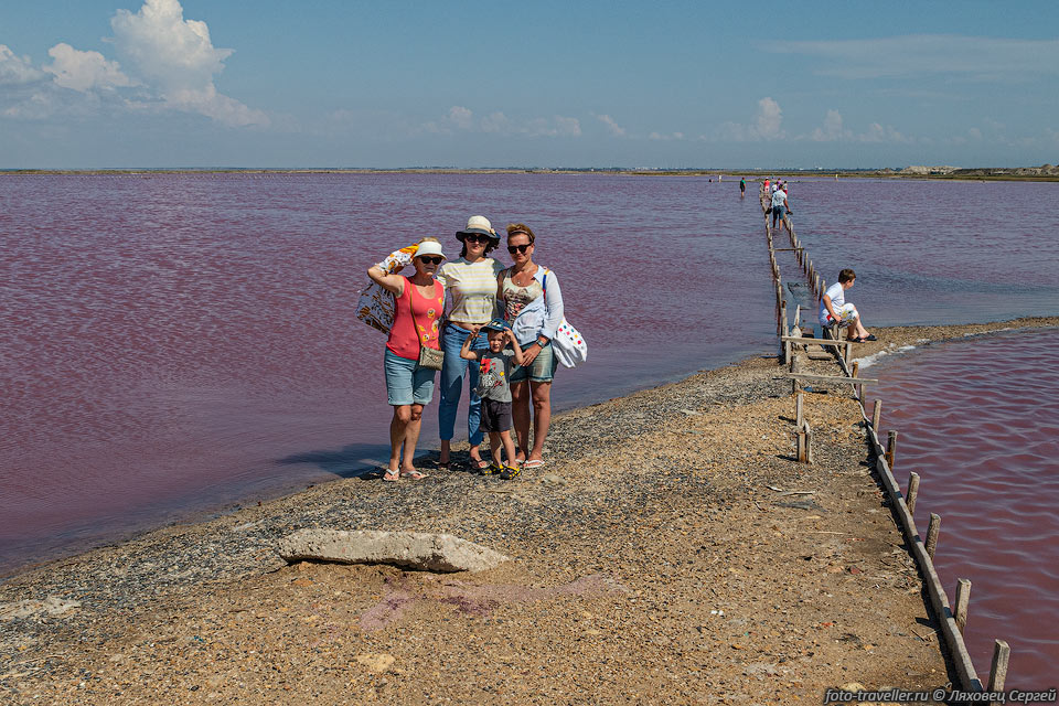 Розовое озеро Сасык-Сиваш