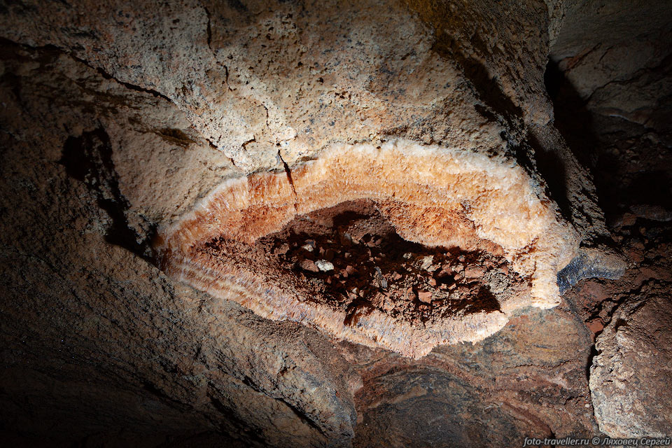Кальцитовая жиода в пещере Таврида