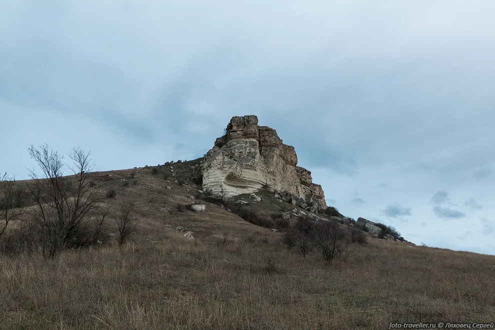 Белая скала со стороны Красной балки