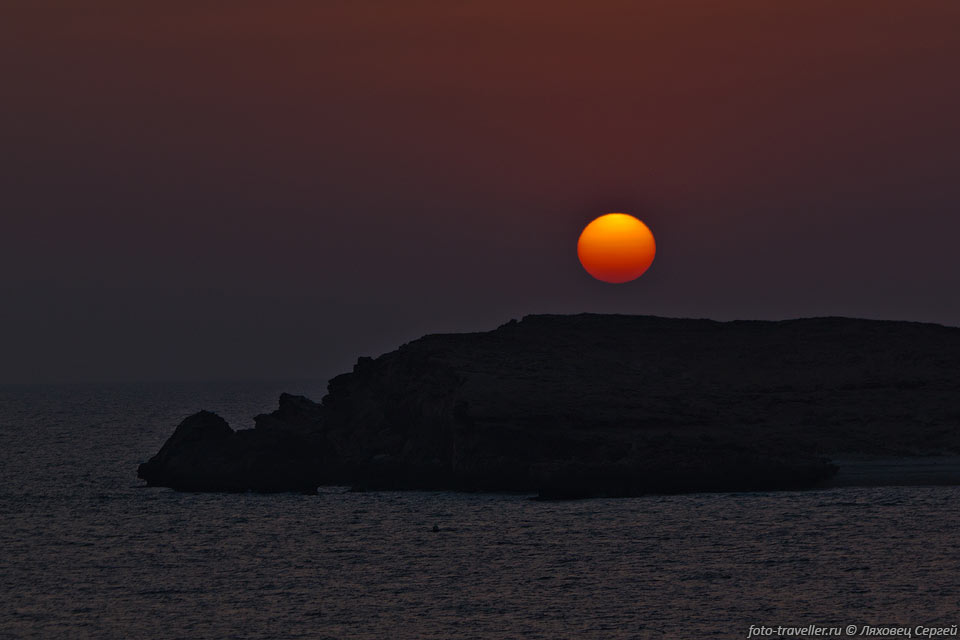 Солнце над островами Диманьят