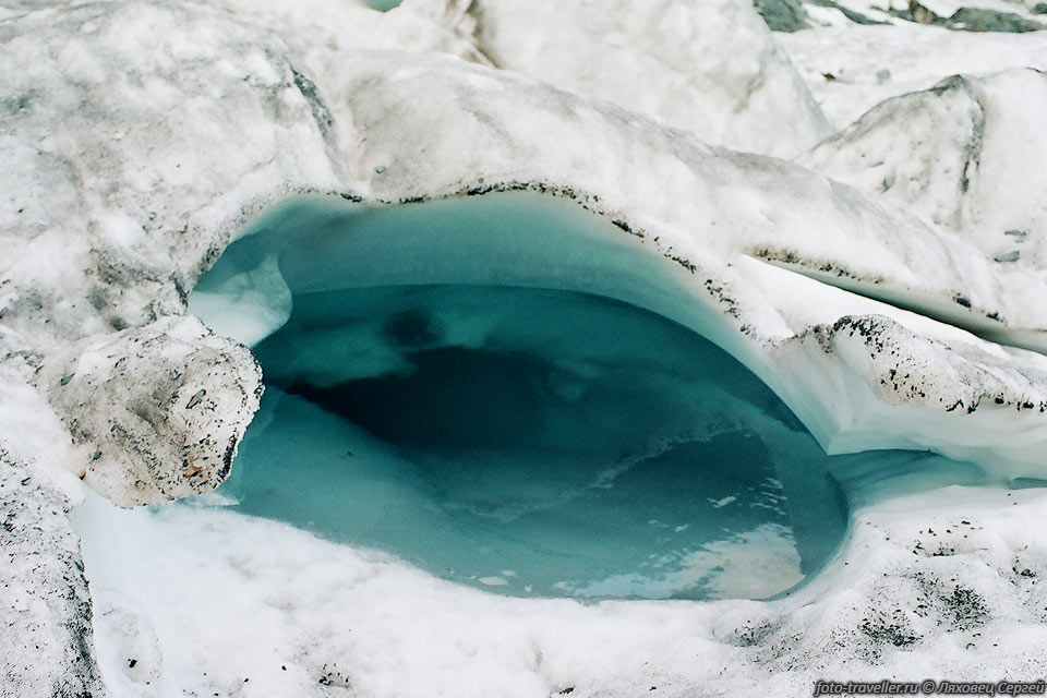 Озерцо в леднике