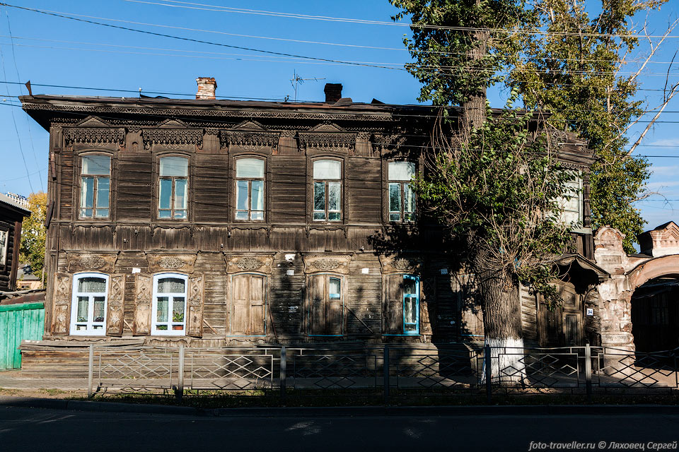 Один из старых домов в Улан-Удэ.