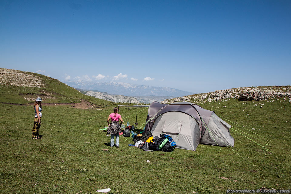Лагерь на плато Аракмеэр