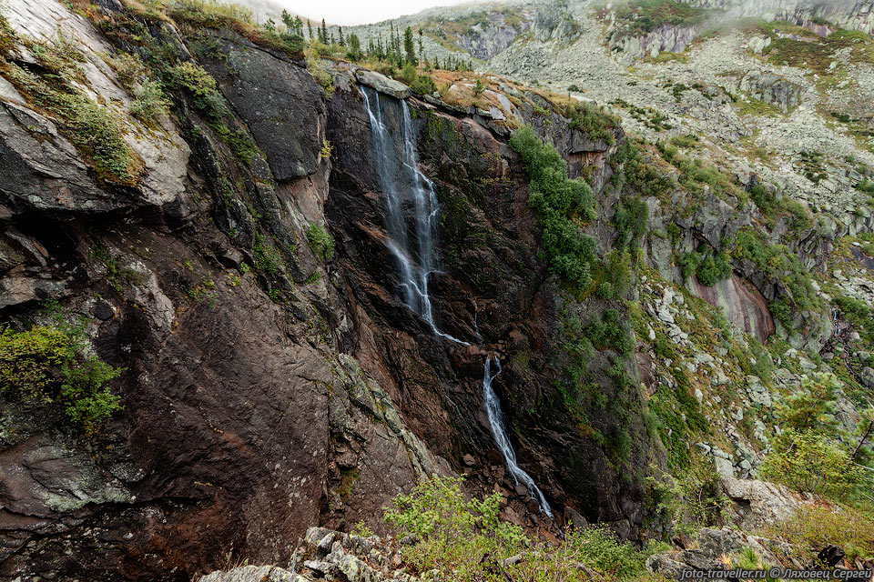 Водопад Грация с обзорной площадки